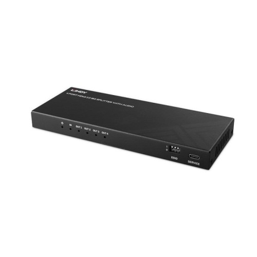 LINDY 4-portowy rozdzielacz HDMI 8K60 z dźwiękiem - 2816653