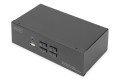 Przełącznik KVM, 4 portowy, 4K 60Hz, 8xDP IN, 2xDP OUT, 2xUSB A, 2x Audio IN&OUT - 2816685