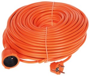 Przedłużacz sieciowy PR-160 1-Gniazdo z uziemieniem 50m BLOW pomarańczowy (3x1,5mm)