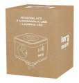 kerg smart – kostka zasilająca 2-gniazdowa + ładowarka USB-A+USB-C + lampka LED 16A/250V~ - 2816783