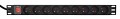 GEMBIRD LISTWA ZASILAJĄCA RACK (PDU) 9 GNIAZD FR, 1U, 16A, WTYK FR, 2M - 2816793