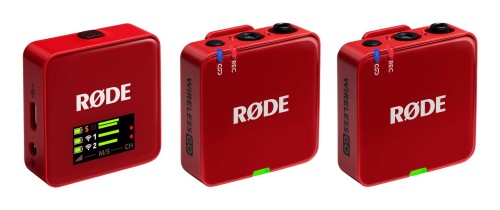 RODE Wireless GO III Red - system mikrofonów bezprzewodowych (czerwony) - 2816836