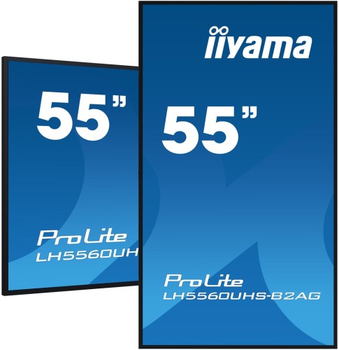 iiyama 55” profesjonalny wyświetlacz Digital Signage 4K UHD z zaawansowanymi opcjami sterowania i łączności - 2817564