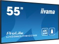 iiyama 55” profesjonalny wyświetlacz Digital Signage 4K UHD z zaawansowanymi opcjami sterowania i łączności - 2817574