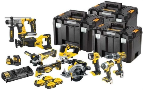 18V XR zestaw combo 10 sztuk - 4 x 5 Ah - 2817917