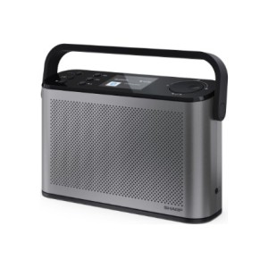 Przenośne stereofoniczne radio cyfrowe Sharp OSAKA DR-P540(GY) z portem USB, łącznością Bluetooth, radiem FM i połączeniem bezprzewodowym