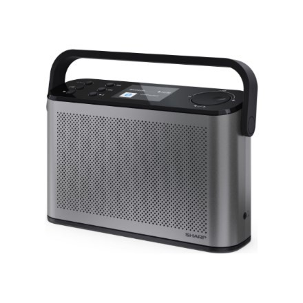 Przenośne stereofoniczne radio cyfrowe Sharp OSAKA DR-P540(GY) z portem USB, łącznością Bluetooth, radiem FM i połączeniem bezprzewodowym - 2818227