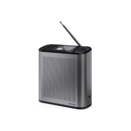 Przenośne radio cyfrowe Sharp OSAKA DR-P530(GY) z portem USB, łącznością Bluetooth i radiem FM - 2818228