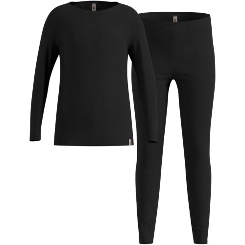 Zestaw bielizny dziecięcej Odlo Set long MERINO 200 KIDS roz. 1464m Czarny - 2785163