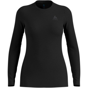 Koszulka termoaktywna damska z długim rękawem Odlo BL TOP Merino 160 rozmiar S, czarna