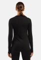 Koszulka damska ODLO Merino 160 BL Top Crew Neck l/s roz. S Czarna - 2785175