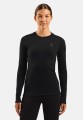 Koszulka damska ODLO Merino 160 BL Top Crew Neck l/s roz. S Czarna - 2785178