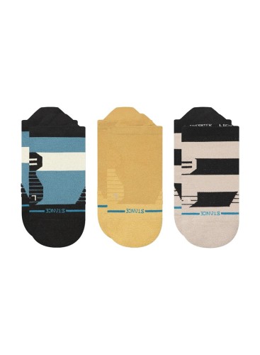 Skarpety biegowe Stance Flat Out Ok Light Tab 3 Pack - teal - 2818507