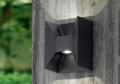 Oprawa ścienna Morino antracyt kinkiet NT LED 2,5W WW 3000K 460LM IP44 odlew aluminiowy - 2818656