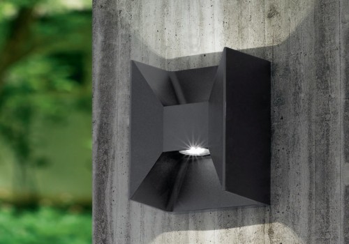 Oprawa ścienna Morino antracyt kinkiet NT LED 2,5W WW 3000K 460LM IP44 odlew aluminiowy - 2818657
