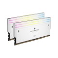 Zestaw pamięci DDR5 32GB PC 7000 CL34 Corsair, 2x16GB, Dominator T RGB White, sprzedaż detaliczna - 2818894