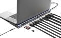 MANHATTAN Stacja dokująca 12-w-1 4K 1xHDMI 2xDP 3xUSB-A - 2819252