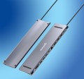 MANHATTAN Stacja dokująca 12-w-1 4K 1xHDMI 2xDP 3xUSB-A - 2819262
