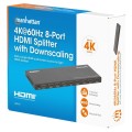 MANHATTAN 4K60Hz 8-portowy rozdzielacz HDMI ze skalowaniem w dół - 2819270