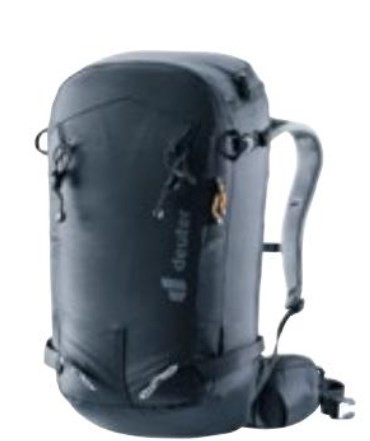 Plecak narciarski Deuter Freerider 32+10 czarny - 2820091