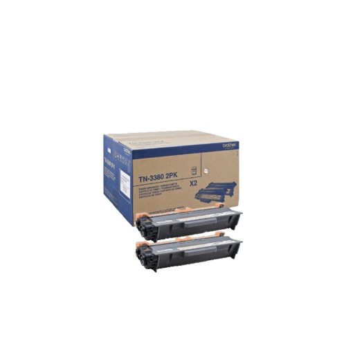 Brother TN-3380TWIN kaseta z tonerem 2 szt. Oryginalny Czarny - 2820925