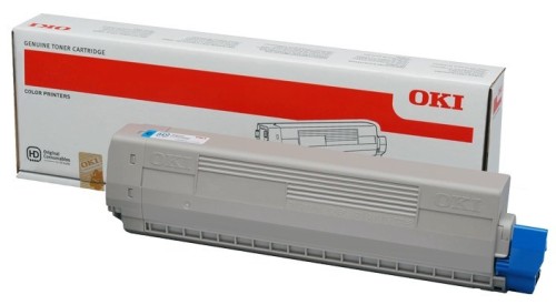 Toner OKI 44844507 Cyan C831 - 2821165