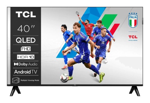 Telewizor TCL 40V5C QLED 40" Full HD Android TV Dolby Digital Plus DVB-T2 Czarny - 2821393