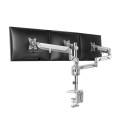Uchwyt stołowy LogiLink BP0090 17''-32'' 21KG 3 Monitore Silver - 2821734