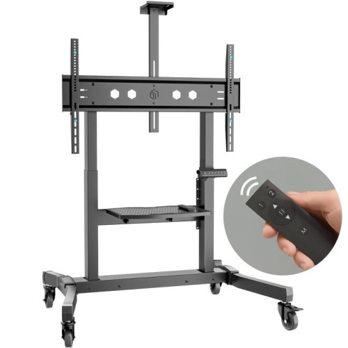 ONKRON TS1991E-B Stojak Mobilny Motoryzowany do TV lub Paneli Interaktywnych 50"-100", max 130 kg, czarny - 2821758
