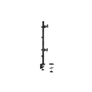 Ramię monitora Kensington do 32", 2TFT max.9kg, czarne Vertik