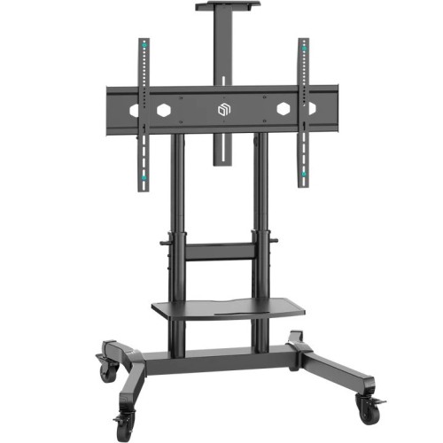ONKRON TS1891-B Stojak Mobilny nachylny do TV 50"- 90", max 100 kg, czarny - 2821797