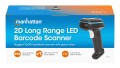 Skaner kodów kreskowych MANHATTAN 2D LED Ręczny skaner ręczny IP52 450 mm - 2822016