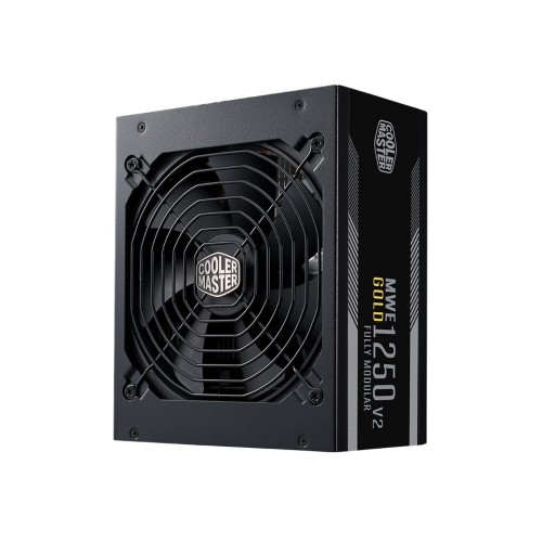 Chłodnica Master MWE Gold 1250 V2 ATX 3.1, 1250 W, 100 - 240 V, 50/60 Hz, 15 - 7 A, Aktywna, 120 W - 2822441