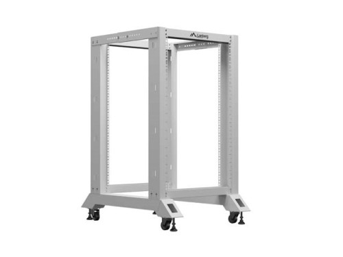 Stojak Open Rack 19" Lanberg 18U 600x800 Szary - 2809722