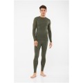 Bielizna męska VIKING Gasher Man Set Merino roz. L khaki - 2762860