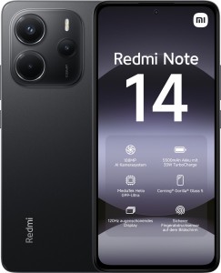 Smartfon Xiaomi Redmi Note 14 6/128GB Midnight Black (WYPRZEDAŻ)