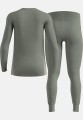 Bielizna termoaktywna - zestaw Odlo Set ACTIVE WARM Special Set roz. M Ciemnoszara - 2785149