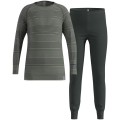 Bielizna termoaktywna - zestaw Odlo Set ACTIVE WARM Special Set roz. M Szara - 2785141