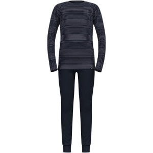 Bielizna termoaktywna - zestaw Odlo Set ACTIVE WARM Special Set roz. M Granatowa