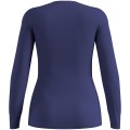 Bielizna termoaktywna z długim rękawem Odlo BL TOP Active Warm rozmiar M, niebieska - 2785055