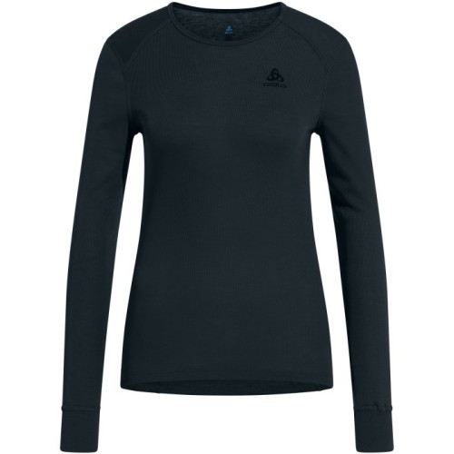 Bielizna termoaktywna z długim rękawem Odlo BL TOP crew neck l/s ACTIVE WARM roz. M Niebiesko-szara - 2785028