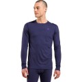 Bielizna termoaktywna z długim rękawem Odlo BL TOP crew neck l/s MERINO 200 roz. L Niebieska - 2785085