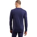 Bielizna termoaktywna z długim rękawem Odlo BL TOP crew neck l/s MERINO 200 roz. L Niebieska - 2785086