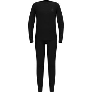 Komplet bielizny termoaktywnej dziecięcej Odlo Merino 200 Kids Set Long rozmiar 152cm, czarny