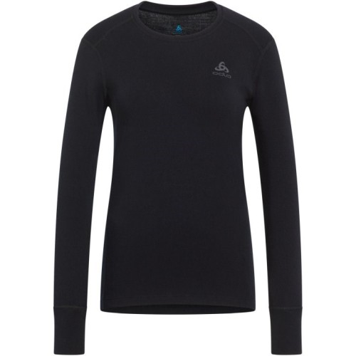 Koszulka termoaktywna damska Odlo BL TOP Merino 260 rozmiar M, czarna - 2785172