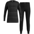 Komplet termoaktywnej bielizny diecięcej Odlo Active Warm Eco Set Long rozmiar 140cm, czarno-szary - 2784986