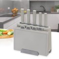 Zestaw noży i desek na podstawce MR-1412-GREY MAESTRO - 2823130
