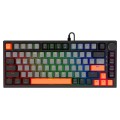 Klawiatura przewodowa SAVIO ASTRAL Black OUTEMU White Jade RGB 3 kolory keycapów magnetyczna - 2824325