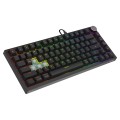 Klawiatura przewodowa SAVIO ASTRAL Black OUTEMU White Jade RGB magnetyczna - 2824327