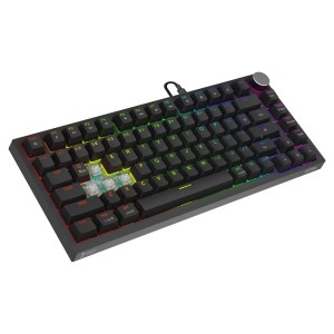 SAVIO KLAWIATURA MAGNETYCZNA ASTRAL BLACK OUTEMU WHITE JADE RGB